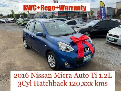 2016 NISSAN MICRA Ti 5D HATCHBACK K13 MY15 for sale in Brisbane South